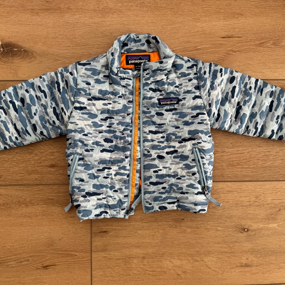 Patagonia Baby Camo Jacket - Blue 12-18 M